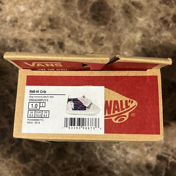 Van Sk8 Hi Crib Shoes - New In Box - Picture 6 of 9